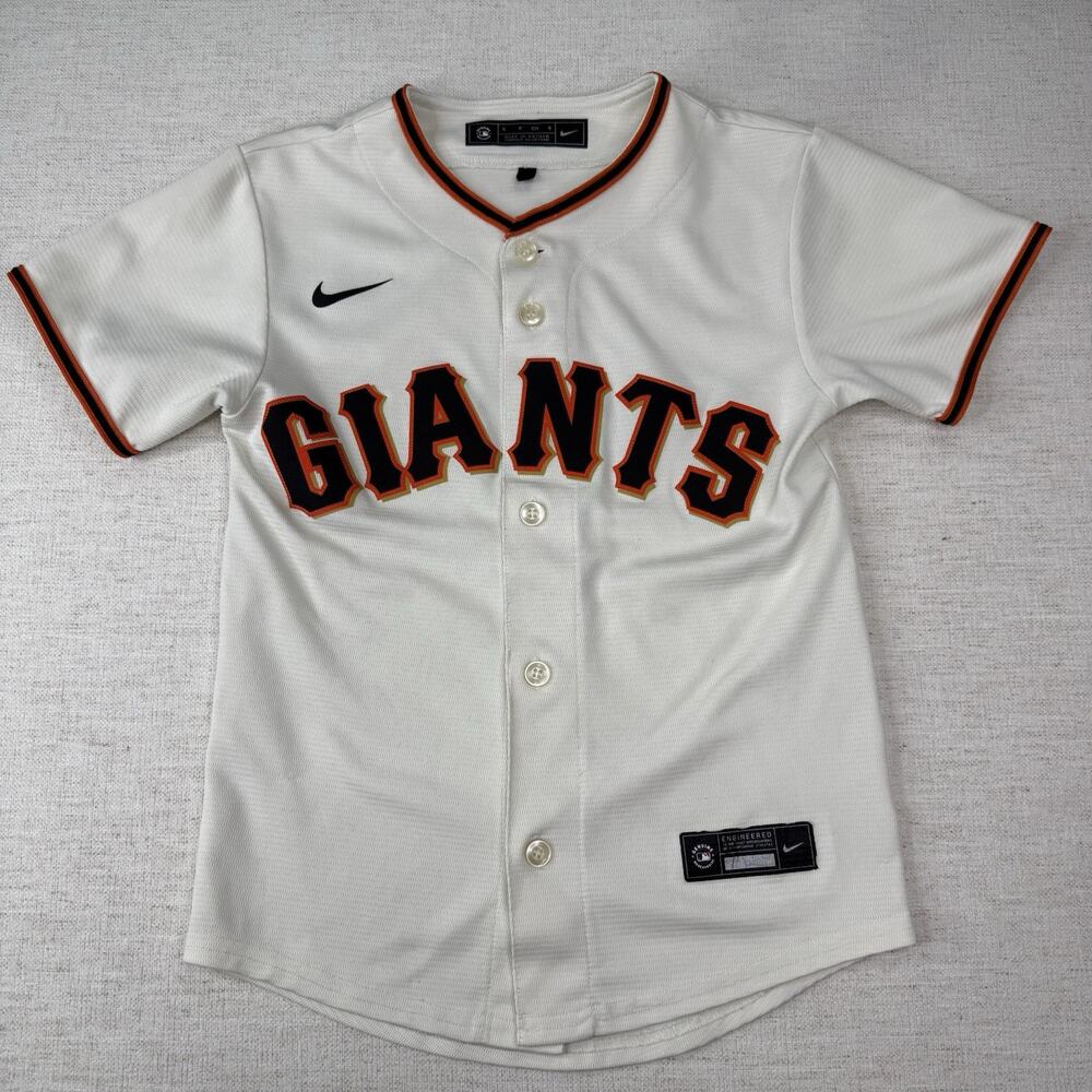 San Francisco Giants Nike White Home Baseball Jersey Size Youth Small 8 MLB